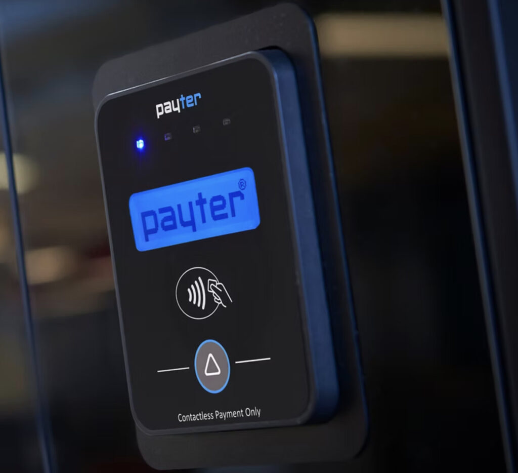 Payter card reader integrated with Switchio platform